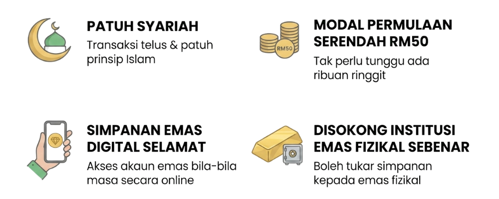 Kenapa perlu simpan emas bersama KAB Gold
